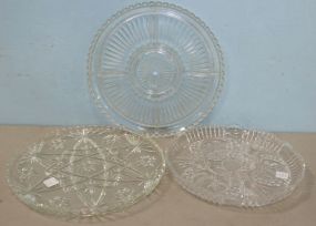 Three Glass Serving Dishes