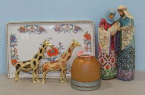 Assorted Porcelain and Decor Collectibles