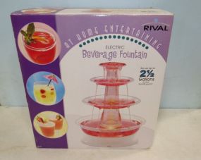 At Home Entertaining Electric Beverage Fountain