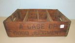 Antique Booth Bottling Crate
