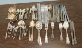 Group of Partial Sets of Silverplate Flatware