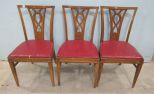 Three French Style Side Chairs