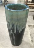 Campania Large Glazed Terra Cotta Planter