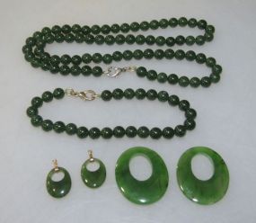 Group of Jade Jewelry