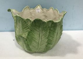 FF Ceramic Leaf Planter