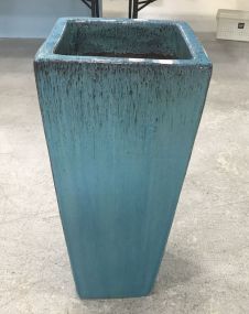 Campania Large Glazed Terra Cotta Planter