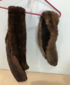 Two Mink Fur Stoles