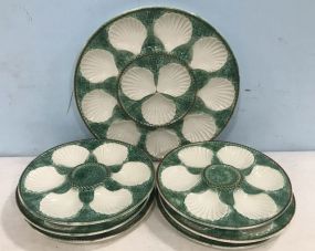 French Long Champ Oyster Serving Platters