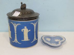 Wedgwood Biscuit Jar and Dish