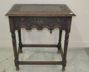 English Renaissance Style Side Table