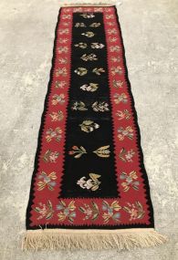 Persian Signed Low Pile Runner