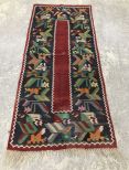 Hand Woven Tribal Low Pile Runner