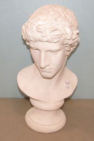 White Pottery Bust of Grecian