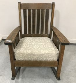 Vintage Oak Mission Style Rocker