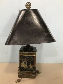 Oriental Style Tin Table Lamp