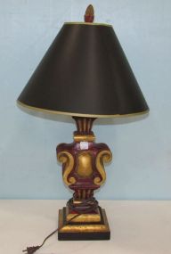 French Style Resin Ornate Table Lamp