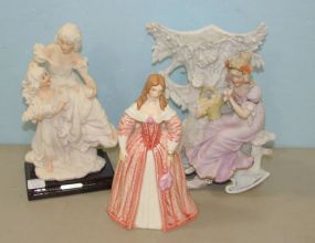Three Collectible Lady Figurines