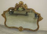 Vintage Gold Gilt Unique Shaped Mirror