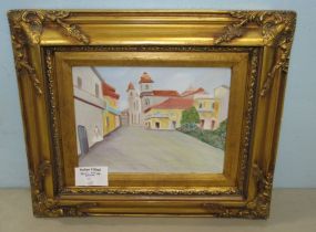 Italian Village Painting