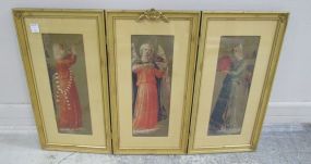 Three Fold Out Framed Angels