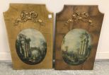 Pair of Artmaster Studios Gold Gilt Style Wall Panels