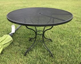 Wrought Iron Patio Table