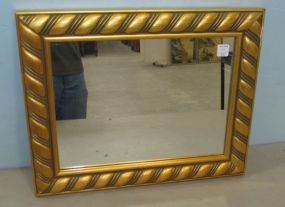 Gold Scroll Framed Mirror