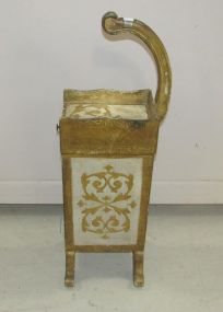 Italian Gold Gilt Handled Stand