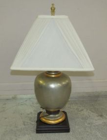 Glass Painted Urn Style Decor Lamp
