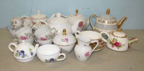 Collection of Assorted China and Tea Pots