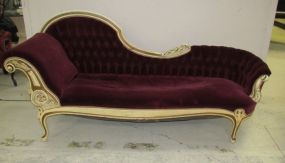 French Style Painted Fainting Couch
