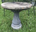 Concrete Round Bird Bath