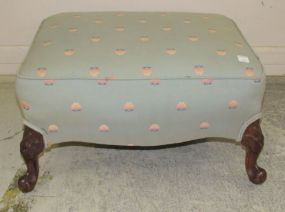 Upholstered Vintage Footstool