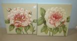 Pair of Giclee Print Flowers