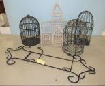 Assorted of Metal Bird Cage Decor