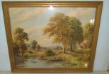 R.W. Watson Landscape Scene Print