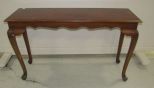 Modern Queen Anne Sofa Table