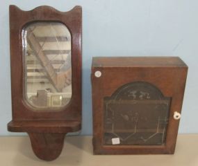 Small Wall Cabinet and Mirror