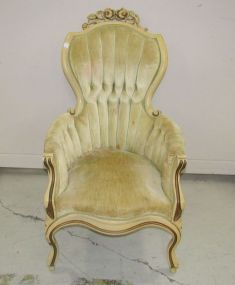 Vintage Victorian Style Parlor Chair
