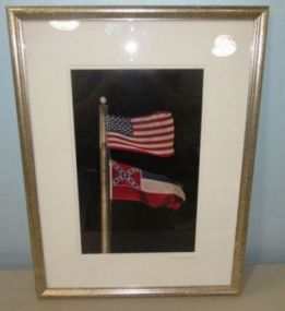 Framed Print of American and Mississippi