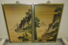 Pair of Oriental Serenity Print