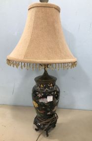 Oriental Style Ceramic Vase Lamp