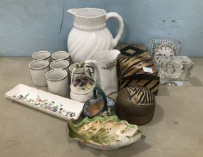 Group of Collectibles Pottery and Decor