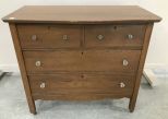 Vintage Oak Five Drawer Chest