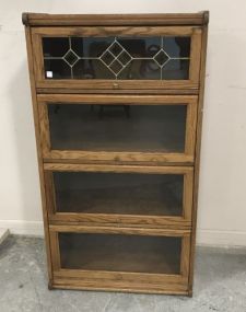 Creations Co. Oak Barrister Bookcase