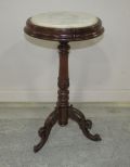 Antique Carved Pedestal Marble Stand