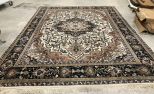 Indo Tabriz Hand Made Area Rug