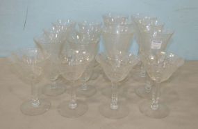 Cambridge Roselyn Etched Stemware