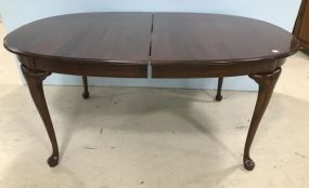 Cherry Queen Anne Style Dining Table