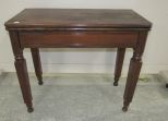 Antique Mahogany Game Table